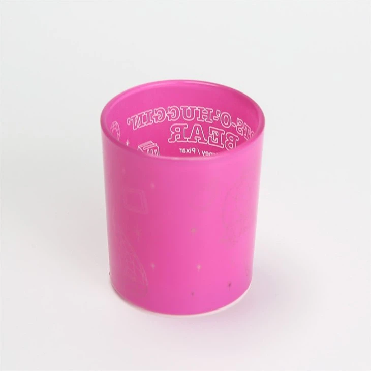 pink volcano candle